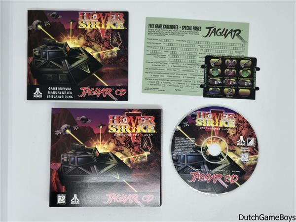 Grote foto atari jaguar cd hover strike big box spelcomputers games overige games