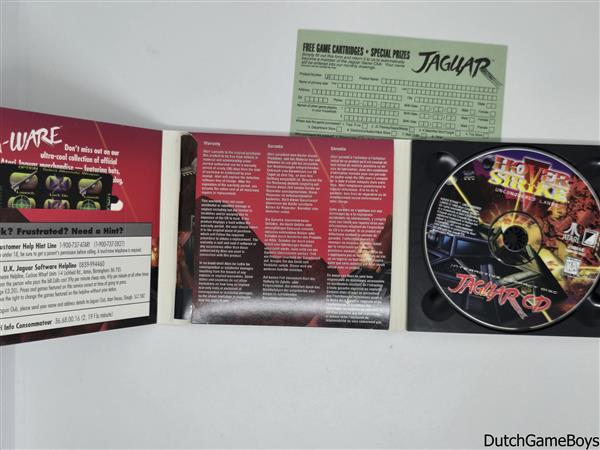 Grote foto atari jaguar cd hover strike big box spelcomputers games overige games