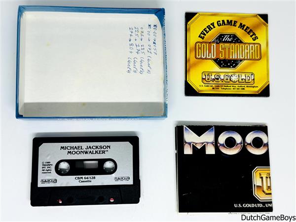Grote foto commodore 64 michael jackson moonwalker cassette spelcomputers games overige games