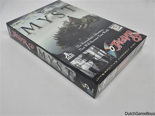 Grote foto atari jaguar cd myst big box new sealed spelcomputers games overige games