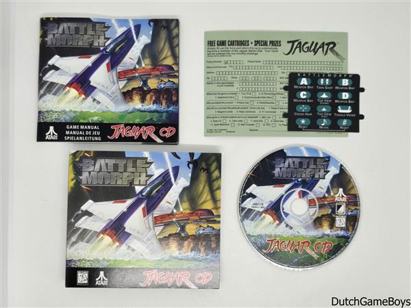 Grote foto atari jaguar cd battle morph big box spelcomputers games overige games