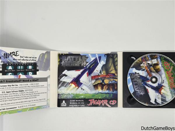 Grote foto atari jaguar cd battle morph big box spelcomputers games overige games