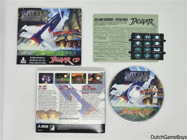 Grote foto atari jaguar cd battle morph big box spelcomputers games overige games