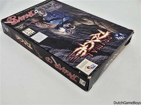 Grote foto atari jaguar cd primal rage big box spelcomputers games overige games