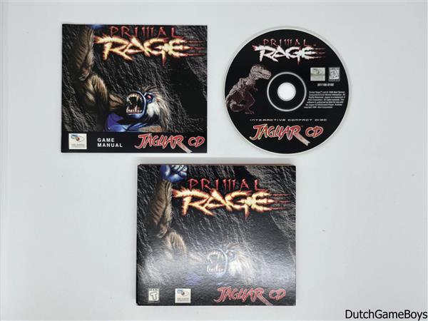 Grote foto atari jaguar cd primal rage big box spelcomputers games overige games