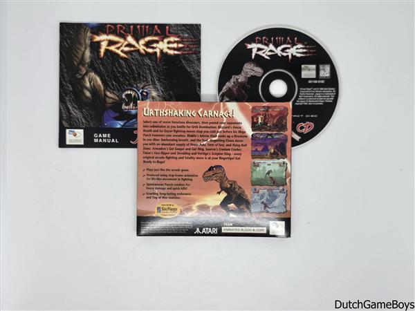 Grote foto atari jaguar cd primal rage big box spelcomputers games overige games
