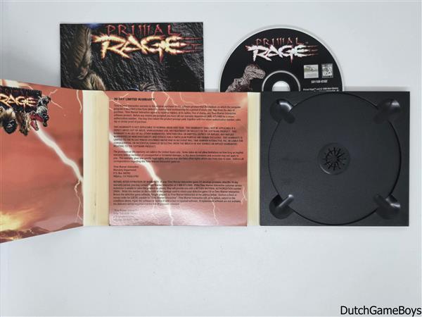 Grote foto atari jaguar cd primal rage big box spelcomputers games overige games