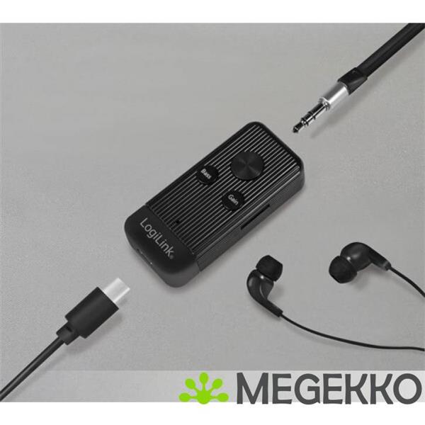 Grote foto logilink bt0055 bluetooth ontvanger zwart computers en software netwerkkaarten routers en switches