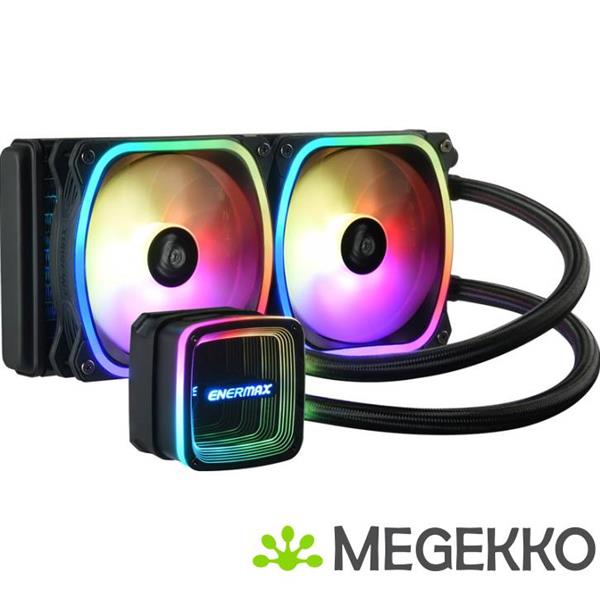 Grote foto enermax aquafusion adv 240mm rgb waterkoeler computers en software overige computers en software
