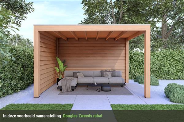 Grote foto overkapping base serie 2 douglas 400 x 300 cm tuin en terras tuinhuisjes en blokhutten
