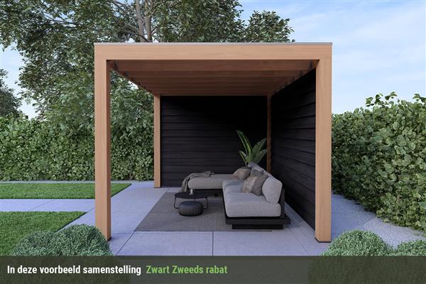 Grote foto overkapping base serie 2 douglas 400 x 300 cm tuin en terras tuinhuisjes en blokhutten