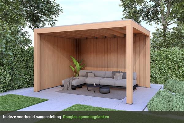 Grote foto overkapping base serie 2 douglas 400 x 300 cm tuin en terras tuinhuisjes en blokhutten