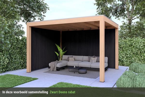 Grote foto overkapping base serie 2 douglas 400 x 300 cm tuin en terras tuinhuisjes en blokhutten
