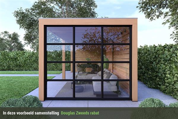 Grote foto overkapping base serie 3 douglas 600 x 400 cm tuin en terras tuinhuisjes en blokhutten