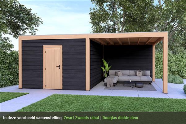 Grote foto overkapping base serie 4 douglas 800 x 400 cm tuin en terras tuinhuisjes en blokhutten