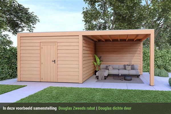 Grote foto overkapping base serie 4 douglas 800 x 400 cm tuin en terras tuinhuisjes en blokhutten