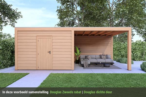Grote foto overkapping base serie 4 douglas 800 x 400 cm tuin en terras tuinhuisjes en blokhutten