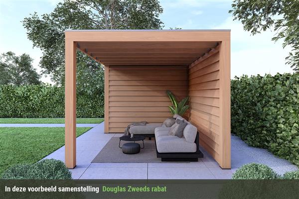 Grote foto overkapping base serie 4 douglas 800 x 400 cm tuin en terras tuinhuisjes en blokhutten