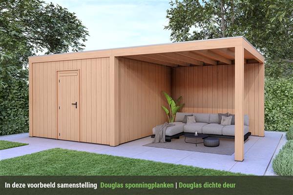 Grote foto overkapping base serie 4 douglas 800 x 400 cm tuin en terras tuinhuisjes en blokhutten