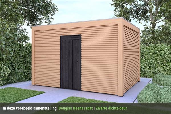 Grote foto overkapping base serie 4 douglas 300 x 300 cm tuin en terras tuinhuisjes en blokhutten