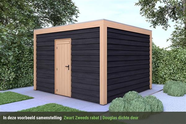 Grote foto overkapping base serie 4 douglas 300 x 300 cm tuin en terras tuinhuisjes en blokhutten