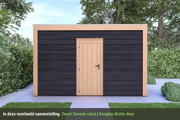 Grote foto overkapping base serie 4 douglas 300 x 300 cm tuin en terras tuinhuisjes en blokhutten
