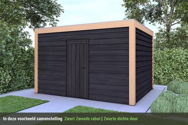 Grote foto overkapping base serie 4 douglas 300 x 300 cm tuin en terras tuinhuisjes en blokhutten