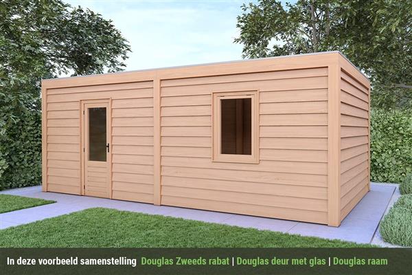 Grote foto overkapping base serie 5 douglas 800 x 400 cm tuin en terras tuinhuisjes en blokhutten