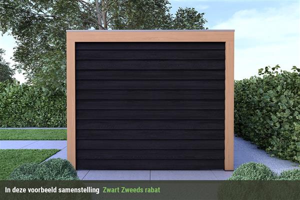 Grote foto overkapping base serie 5 douglas 400 x 400 cm tuin en terras tuinhuisjes en blokhutten