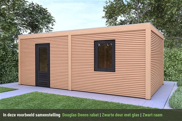 Grote foto overkapping base serie 5 douglas 800 x 300 cm tuin en terras tuinhuisjes en blokhutten