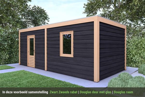 Grote foto overkapping base serie 5 douglas 800 x 300 cm tuin en terras tuinhuisjes en blokhutten