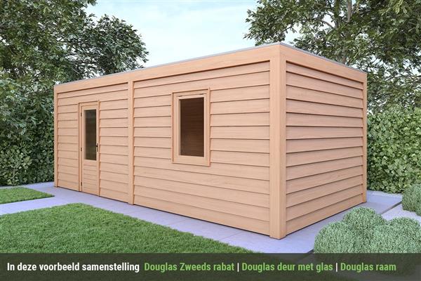 Grote foto overkapping base serie 5 douglas 800 x 300 cm tuin en terras tuinhuisjes en blokhutten