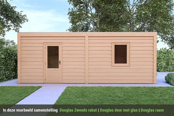Grote foto overkapping base serie 5 douglas 800 x 300 cm tuin en terras tuinhuisjes en blokhutten