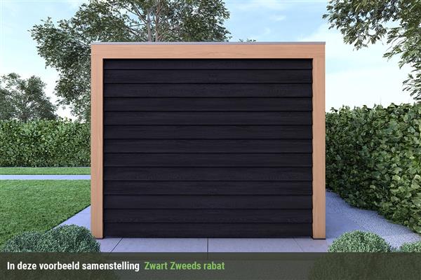 Grote foto overkapping base serie 5 douglas 800 x 300 cm tuin en terras tuinhuisjes en blokhutten