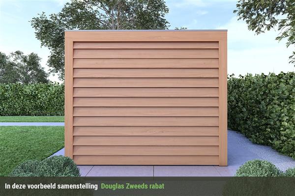 Grote foto overkapping base serie 5 douglas 800 x 300 cm tuin en terras tuinhuisjes en blokhutten