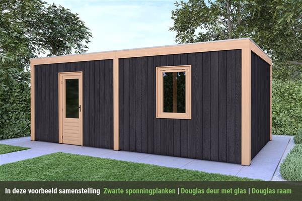 Grote foto overkapping base serie 5 douglas 800 x 300 cm tuin en terras tuinhuisjes en blokhutten