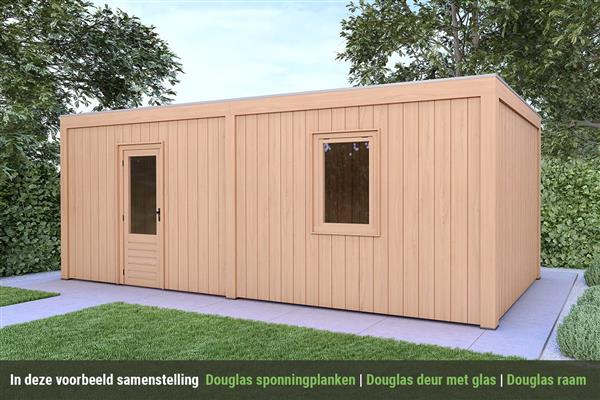 Grote foto overkapping base serie 5 douglas 800 x 300 cm tuin en terras tuinhuisjes en blokhutten