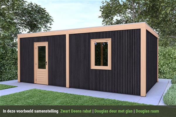 Grote foto overkapping base serie 5 douglas 800 x 300 cm tuin en terras tuinhuisjes en blokhutten