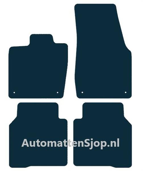 Grote foto super luxe velours donkergrijs automatten vw id.7 2023 heden auto onderdelen overige auto onderdelen