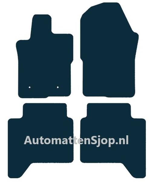 Grote foto luxe velours zwarte automatten vw amarok 2023 heden auto onderdelen overige auto onderdelen