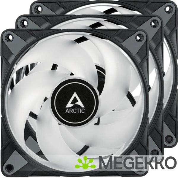 Grote foto arctic p12 pwm pst a rgb 0db 3 pack computers en software overige computers en software