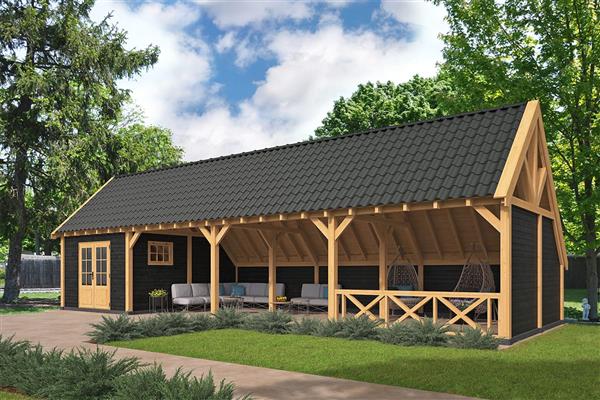 Grote foto kapschuur billund xxl type 11 tuin en terras tuinhuisjes en blokhutten