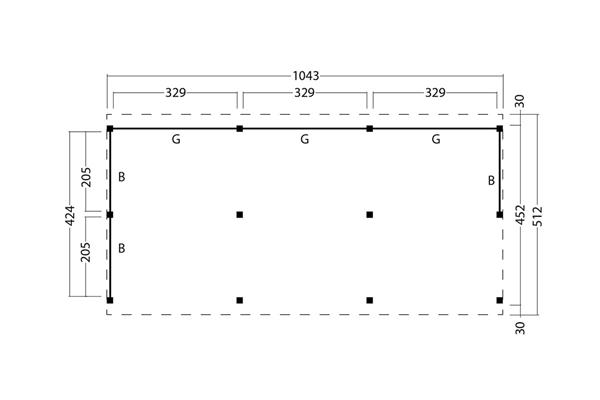 Grote foto kapschuur billund xxl type 6 tuin en terras tuinhuisjes en blokhutten