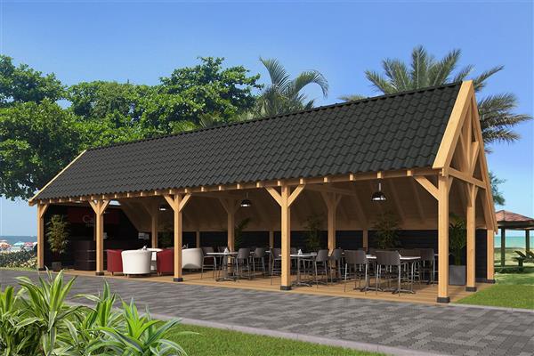 Grote foto kapschuur billund xl type 10 tuin en terras tuinhuisjes en blokhutten