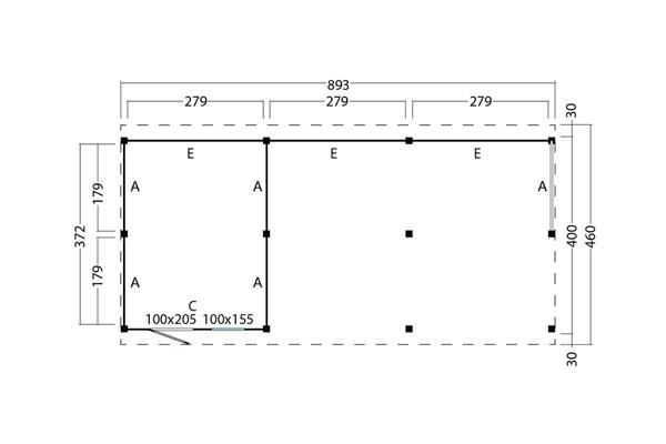 Grote foto kapschuur billund xl type 8 tuin en terras tuinhuisjes en blokhutten
