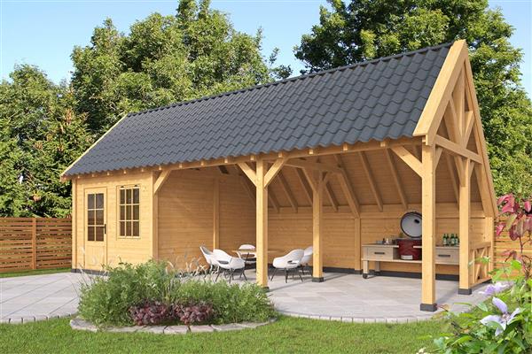 Grote foto kapschuur billund xl type 8 tuin en terras tuinhuisjes en blokhutten