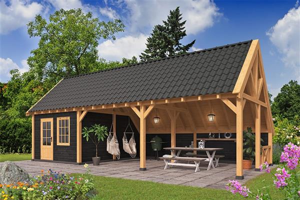 Grote foto kapschuur billund xl type 8 tuin en terras tuinhuisjes en blokhutten