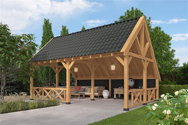 Grote foto kapschuur billund xl type 4 tuin en terras tuinhuisjes en blokhutten