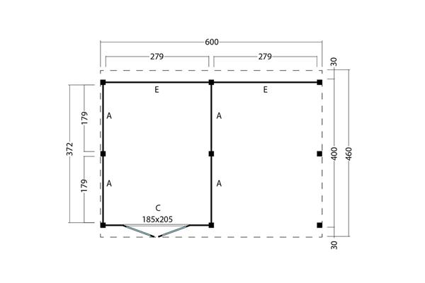 Grote foto kapschuur billund xl type 3 tuin en terras tuinhuisjes en blokhutten