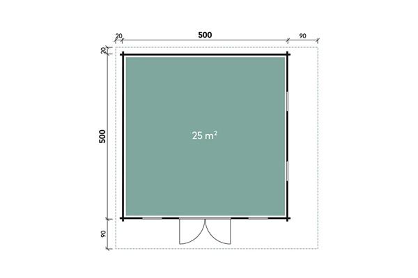 Grote foto tuinhuis vino 5050 tuin en terras tuinhuisjes en blokhutten